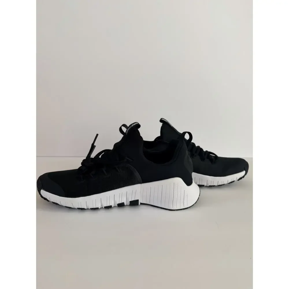 Nike Free Metcon 6 Athletic Sneakers Black/White US W10/M8.5